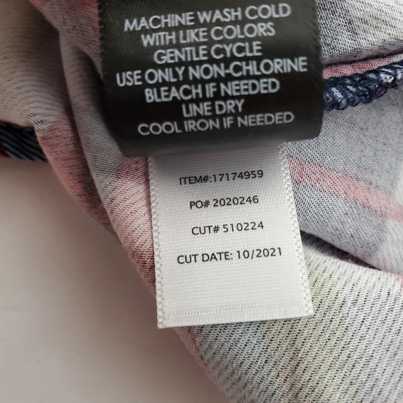 Torrid Plaid Cami Tank Sleeveless Blouse Boho Blue Red Top Size 3X 22 24 - Picture 8 of 8